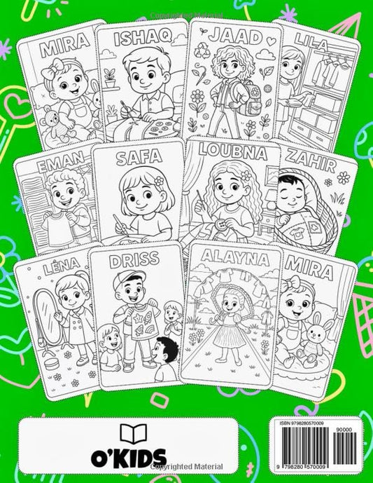 Ma Mode Responsable: Une collection de 40+ looks éthiques à colorier, pour les enfants de 3 à 10 ans