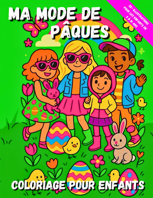 Ma mode de Pâques: 40+ illustrations de mode enfantine pour les enfants de 3 à 10 ans
