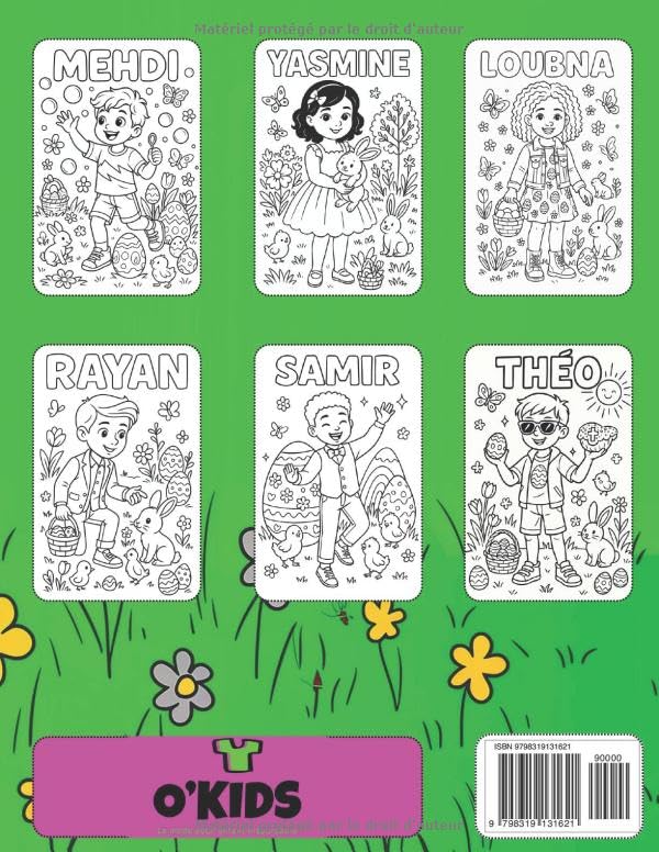 Ma mode de Pâques: 40+ illustrations de mode enfantine pour les enfants de 3 à 10 ans